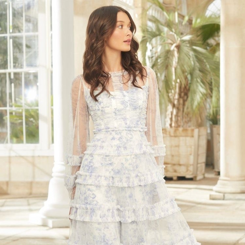 Needle and Thread Rambling Roses Gown Size 8